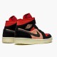 Nike Air Jordan 1 Mid Canyon Rust BQ6472 202 Particle Beige Black AJ1