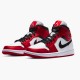 Nike Air Jordan 1 Mid Chicago 2020 WhiteGym Red Black 554724 173 AJ1 Sneakers