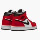 Nike Air Jordan 1 Mid Chicago Black Toe BlackGym Red White 554724 069 AF1 Sneakers