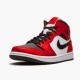 Nike Air Jordan 1 Mid Chicago Black Toe BlackGym Red White 554724 069 AF1 Sneakers