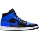 Nike Air Jordan 1 Mid Hyper Royal Tumbled Leather 554724 077 AJ1 Mens Jordan Sneakers