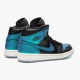 Nike Air Jordan 1 Mid Iridescent Black BlackPale Ivory Multi Color BQ6472 009 AJ1