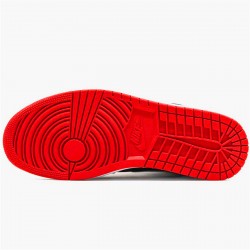 Nike Air Jordan 1 Mid Johnny Kilroy BlackGym Red Metallic Silver Sneakers 554724 057 AJ1