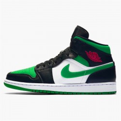 Nike Air Jordan 1 Mid Pine Green BlackGym Red White Pine Green 554724 067 AJ1 Sneakers