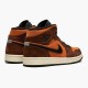 Nike Air Jordan 1 Mid SE Dark Chocolate DC7294 200 AJ1 Sneakers