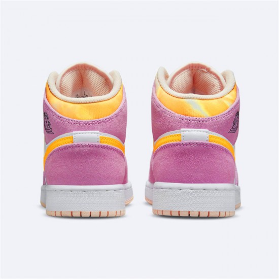 Nike Air Jordan 1 Mid SE GS Arctic Pink DC9517 600 WMNS AJ1 Light Arctic Pink University Gold White