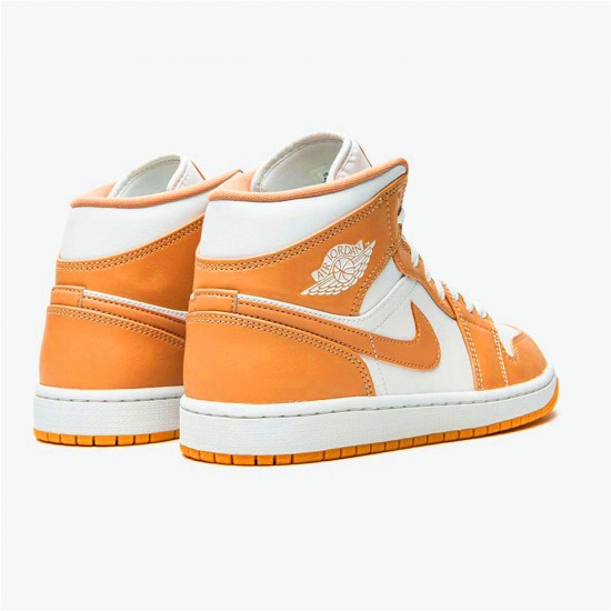 Nike Air Jordan 1 Mid Tan Gum AJ1 Sneakers 554724 271