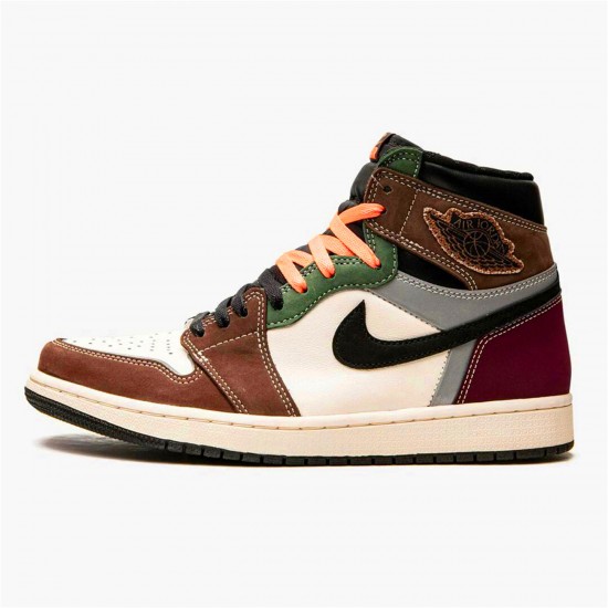 Nike Air Jordan 1 High OG Hand Crafted DH3097 001 Brown Jordan 1 Sneakers