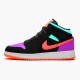 Nike Air Jordan 1 Mid Candy BlackTotal Orange 554725 083 AJ1