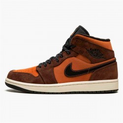 Nike Air Jordan 1 Mid SE Dark Chocolate DC7294 200 AJ1 Sneakers