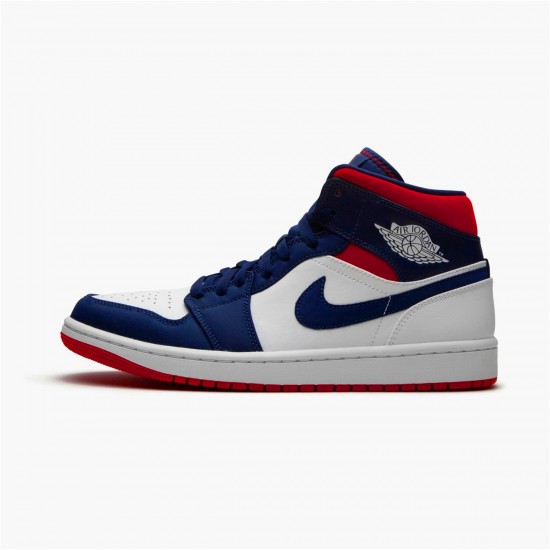 Nike Air Jordan 1 Mid SE USA 852542 104 AJ1 Sneakers