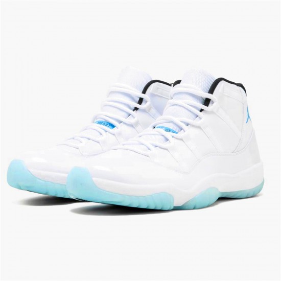 Nike Air Jordan 11 Retro Legend Blue 2014 Mens 378037 117 WhiteLegend Blue AJ11 Black