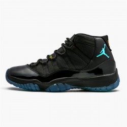 Nike Air Jordan 11 Retro Gamma Blue Mens 378037 006 BlackGamma Blue Varsity Maize AJ11 Black