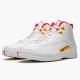 Nike Air Jordan 12 Retro FIBA AJ12 130690 107 WhiteUniversity RedMetallic