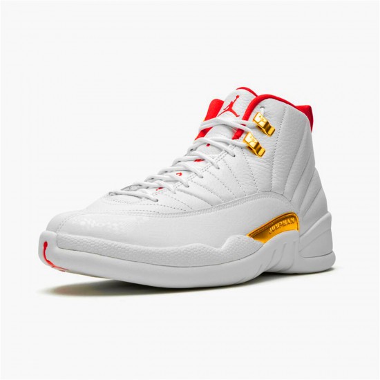 Nike Air Jordan 12 Retro FIBA AJ12 130690 107 WhiteUniversity RedMetallic