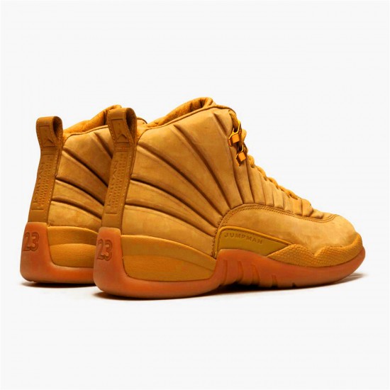 Nike Air Jordan 12 Retro PSNY Wheat Mens AJ12 AA1233 700 Wheat Wheat Gum Light Brown