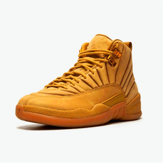 Nike Air Jordan 12 Retro PSNY Wheat Mens AJ12 AA1233 700 Wheat Wheat Gum Light Brown