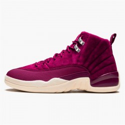 Nike Air Jordan 12 Retro Bordeaux Mens AJ12 130690 617 BordeauxSail Metallic Silver