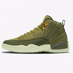 Nike Air Jordan 12 Retro Chris Paul Class of 2003 Mens AJ12 130690 301 Olive CanvasSailBlack Metall