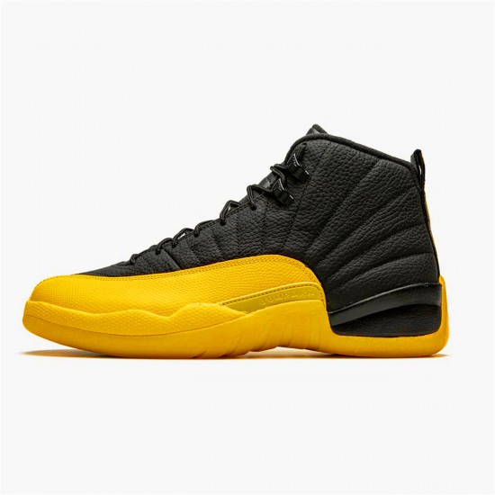 Nike Air Jordan 12 Retro University Gold Mens AJ12 130690 070 Black Black University Gold