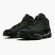 Nike Air Jordan 13 Retro Black Cat Mens AJ13 Black Sneakers 414571 011