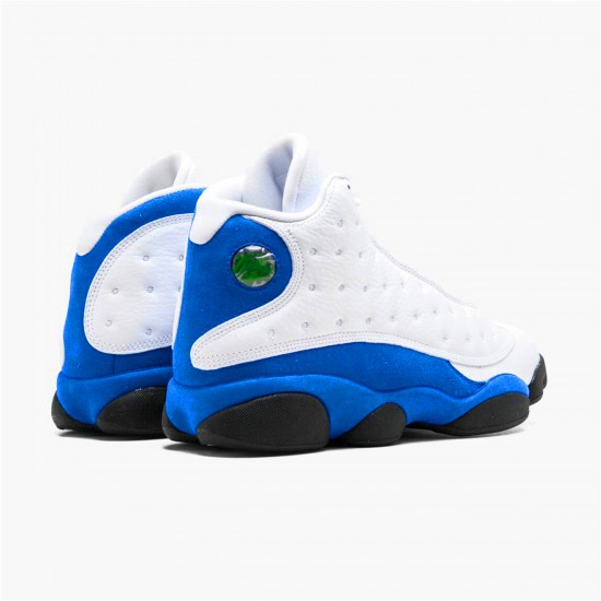 Nike Air Jordan 13 Retro Hyper Royal Mens 414571 117 WhiteHyper Royal Black AJ13