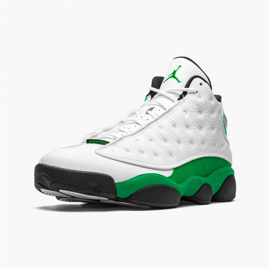 Nike Air Jordan 13 Retro Lucky Green Mens White Black Lucky Green DB6537 113 AJ13