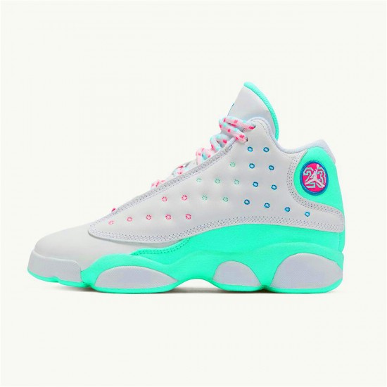 Nike Air Jordan 13 Retro Aurora Green White Soar Aurora Green Digita 439358 100 AJ13