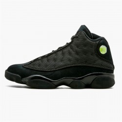 Nike Air Jordan 13 Retro Black Cat Mens AJ13 Black Sneakers 414571 011