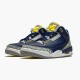 Nike Air Jordan 3 Retro Michigan Mens AJ3 820064 BlackUniversity Gold Cement G AJ3