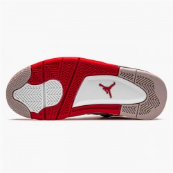 Nike Air Jordan 4 Retro OG GS Fire Red 2020 Mens 408452 160 WhiteFire Red Black Tech Grey
