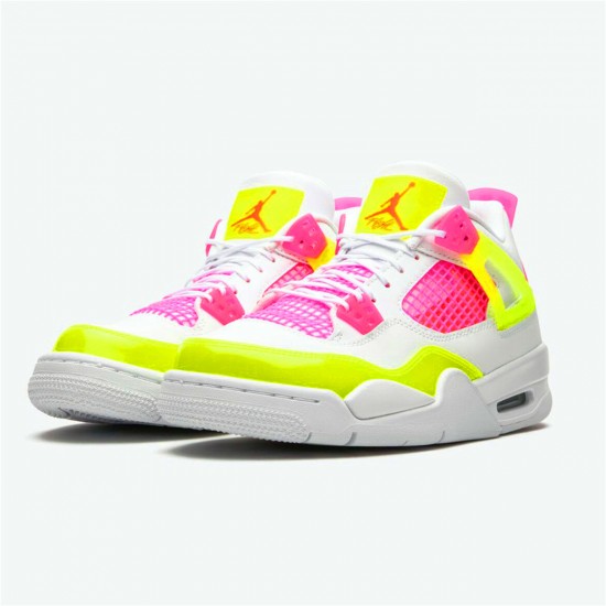 Nike Air Jordan 4 Retro White Lemon Pink CV7808 100 WhiteLemon VenomPink Blast AJ4