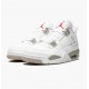 Nike Air Jordan 4 Retro White Oreo Mens AJ4 White Gray Sneakers CT8527 100