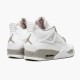 Nike Air Jordan 4 Retro White Oreo Mens AJ4 White Gray Sneakers CT8527 100