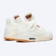 Levi's x Nike Air Jordan 4 Denim Mens AO2571 100 White AJ4