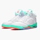 Nike Air Jordan 5 Retro Light Aqua WhiteCrimson Pulse Light Aqua 440892 100 AJ13