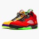 Nike Air Jordan 5 Retro What The Mens Varsity MaizeCourt Purple Gho CZ5725 700 AJ5