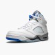 Nike Air Jordan 5 Retro White Stealth DD0587 140 White Stealth Black Hyper Roya Mens AJ5