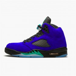 Nike Air Jordan 5 Retro Alternate Grape Mens Grape IceBlack Clear New Emer 136027 500 AJ5