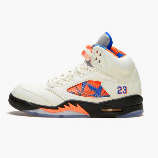 Nike Air Jordan 5 Retro International Flight SailRacer Blue Cone Black 136027 148 AJ5