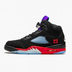 Nike Air Jordan 5 Retro Top 3 Mens BlackFire Red Grape Ice New E CZ1786 001 AJ5