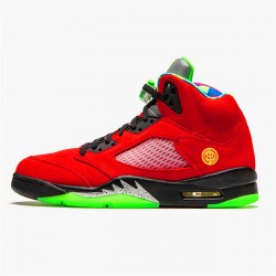 Nike Air Jordan 5 Retro What The Mens Varsity MaizeCourt Purple Gho CZ5725 700 AJ5