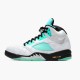 Nike Air Jordan Retro 5 Island Green WhiteBlack White Island Green CN2932 100 AJ5