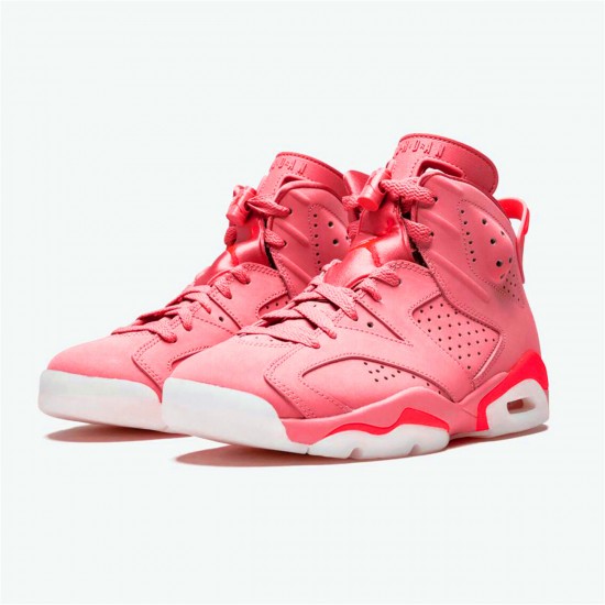 Nike Air Jordan 6 Retro Aleali May WMNS CI0550 600 Rust PinkBright Crimson AJ11 Black