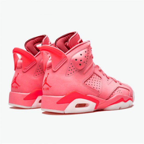 Nike Air Jordan 6 Retro Aleali May WMNS CI0550 600 Rust PinkBright Crimson AJ11 Black