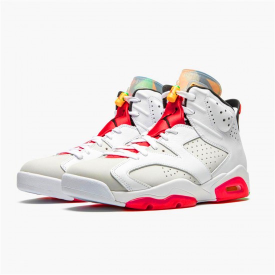 Nike Air Jordan 6 Retro Hare CT8529 062 Neutral Grey White True Red Bl AJ6