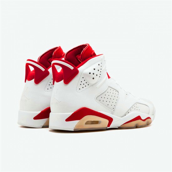 Nike Air Jordan Retro 6 Alternate 384664 113 WhiteGym Red Pure Platinum AJ6 Black