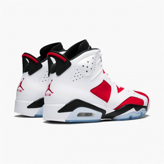 Nike Air Jordan Retro 6 Carmine 384664 160 WhiteCarmine Black AJ6 Black