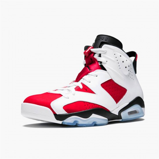 Nike Air Jordan Retro 6 Carmine 384664 160 WhiteCarmine Black AJ6 Black