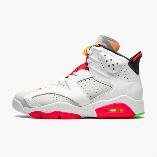 Nike Air Jordan 6 Retro Hare CT8529 062 Neutral Grey White True Red Bl AJ6